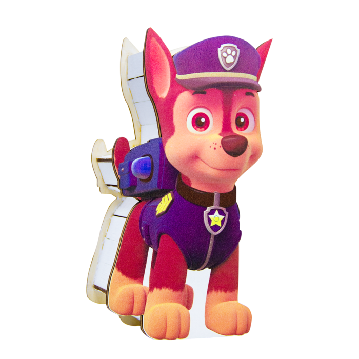 Ξύλινο κουτί αποθήκευσης ''Paw Patrol Chase'' (HC1014) 